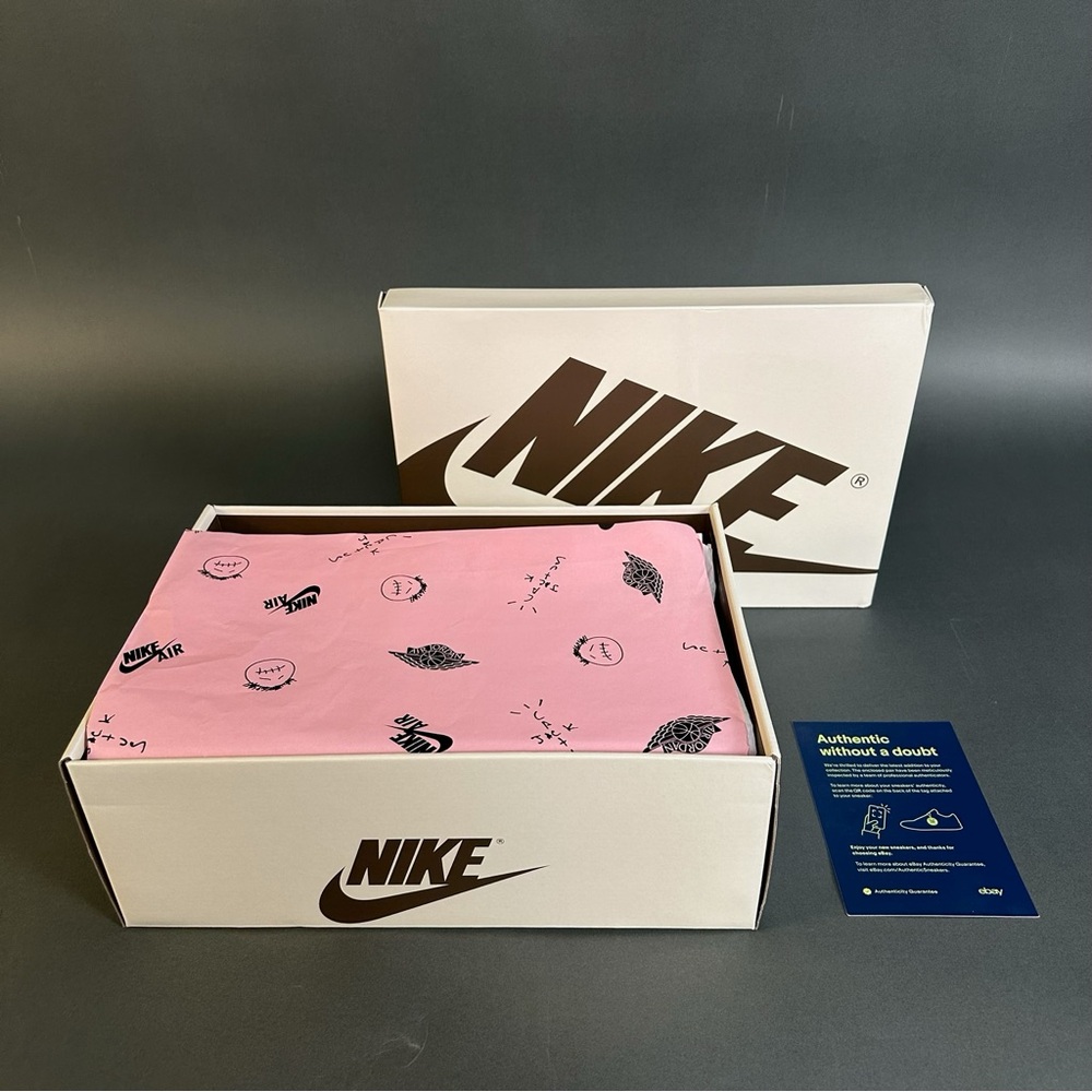Size 11- 2024 Men's Jordan 1 Retro Low OG SP Travis Scott Med Olive DM7866-200 - Picture 11 of 11